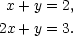two equations